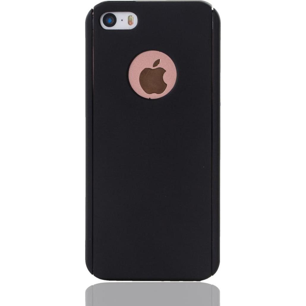 Thumbnail - König Design Schutz Handy Hülle für Apple iPhone 5 / 5s / SE Case Cover Displayschutz Schwarz (Apple iPhone 5), Smartpho...