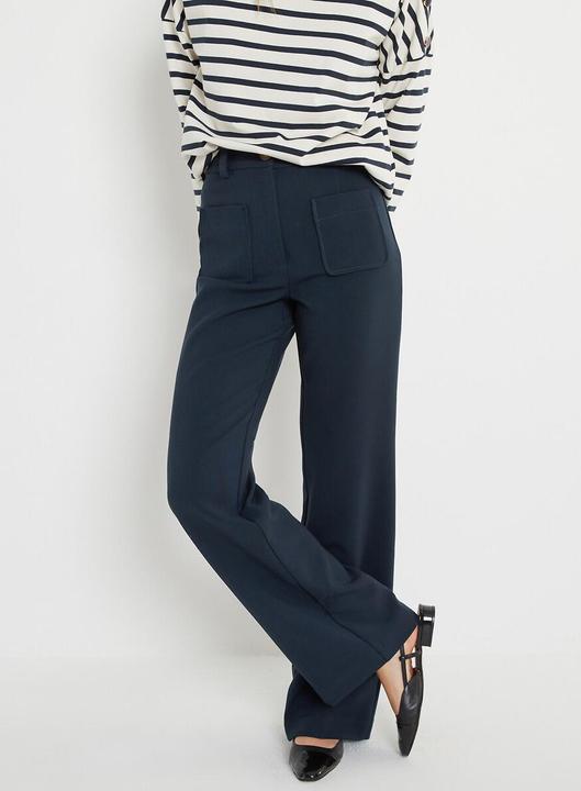 Actual product image La Redoute Collections Signature flared trousers (34)