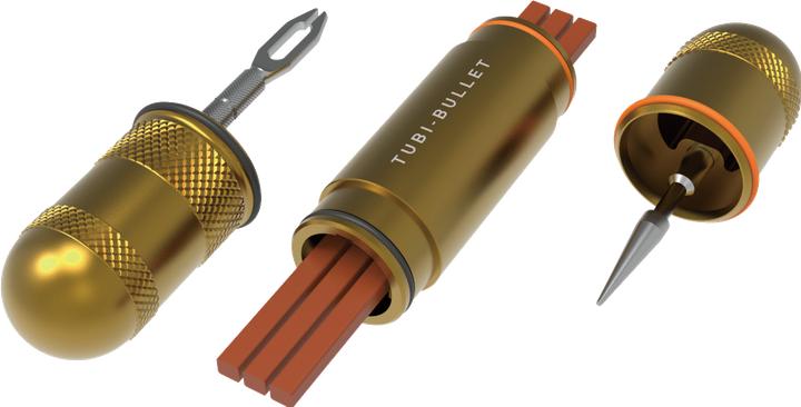 Image du produit Topeak Tubi Pod, pod en aluminium avec Air Stopper & Kit de réparation de pneus Tubeless