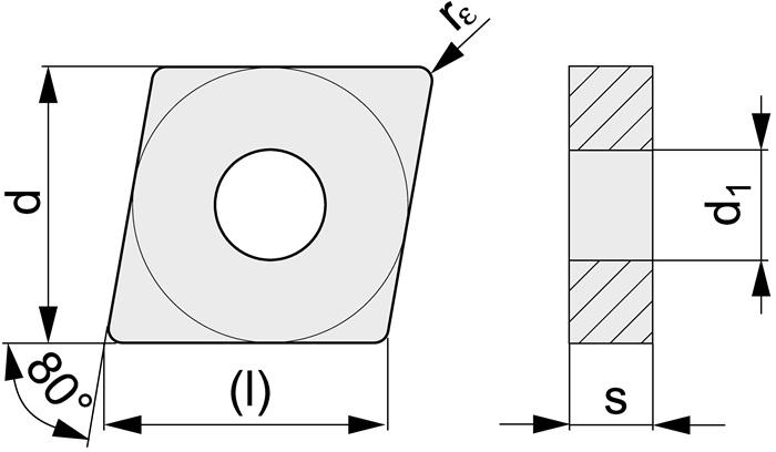 Image du produit Tecwerk Wendeschneidplatte