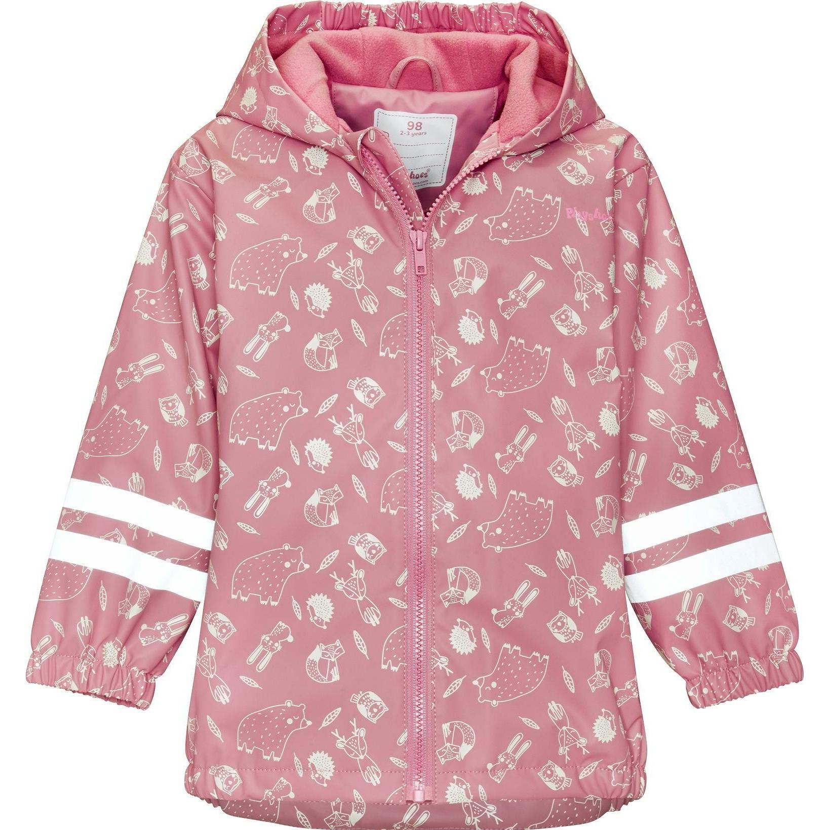 Playshoes, Jacke, Regenjacke Fleece Futter (86), Rosa, 86