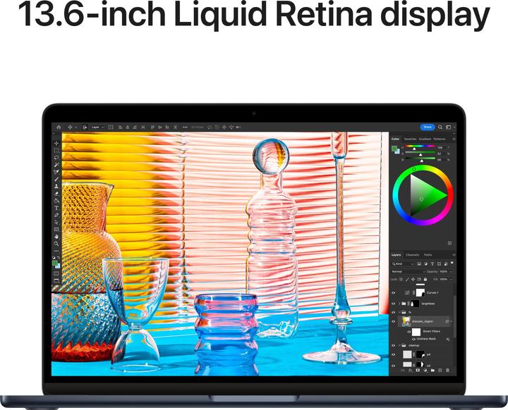 Produktbild Apple MacBook Air – 2022 (13.60", 512 GB, 16 GB, DE, M2)