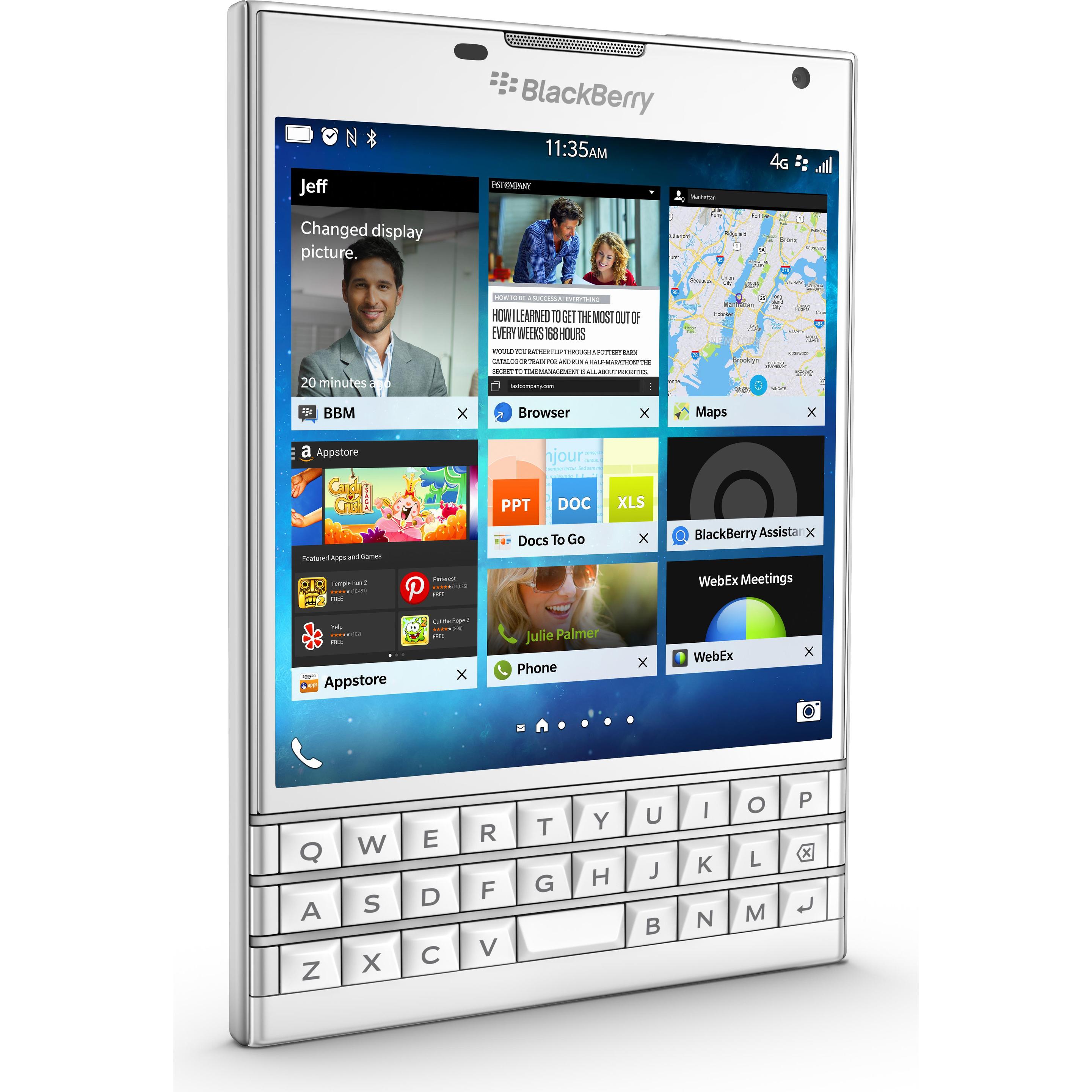 Thumbnail - BlackBerry Passport (32 GB, Weiss, 4.50", Single SIM, 13 Mpx, 4G), Smartphone, Weiss