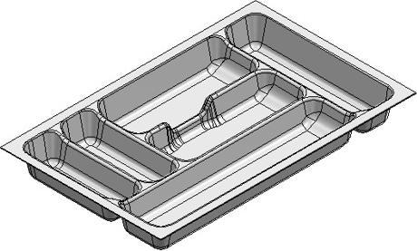 Actual product image Agoform Cutlery tray