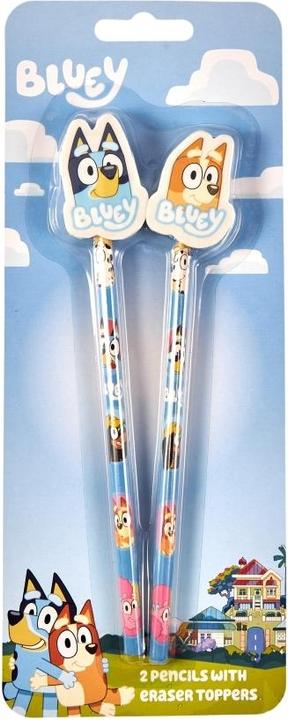 Image du produit Sombo Bluey crayons avec topper (2 x)