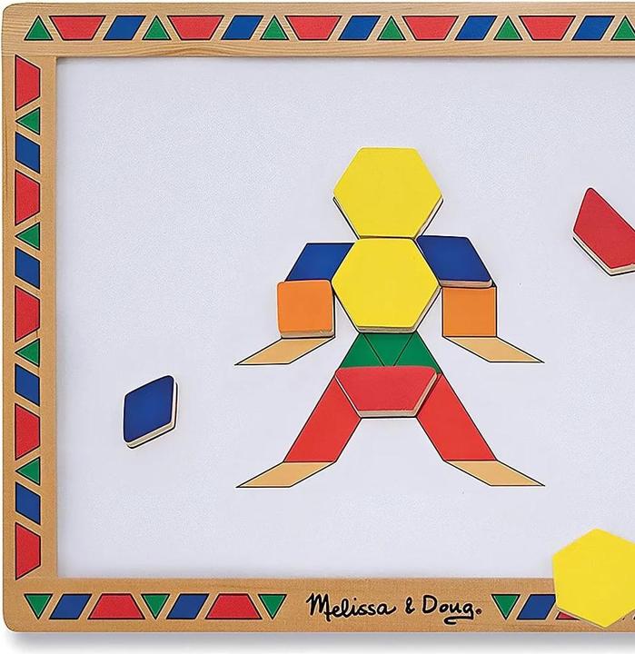 Actual product image Melissa & Doug Magnetic Pattern Block