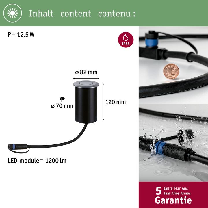 Produktbild Paulmann Outdoor Plug & Shine Floor (1200 lm, IP67)