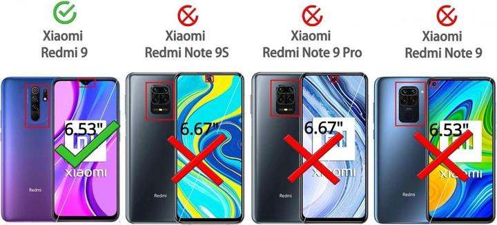 Actual product image Screenguard Xiaomi Redmi 9 bulletproof glass protective film Case Friendly Design (Xiaomi Redmi 9)
