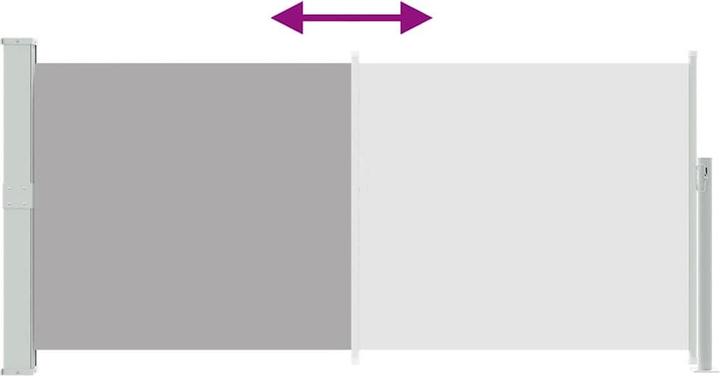 Produktbild vidaXL Balkon-Seitenmarkise (3 m)