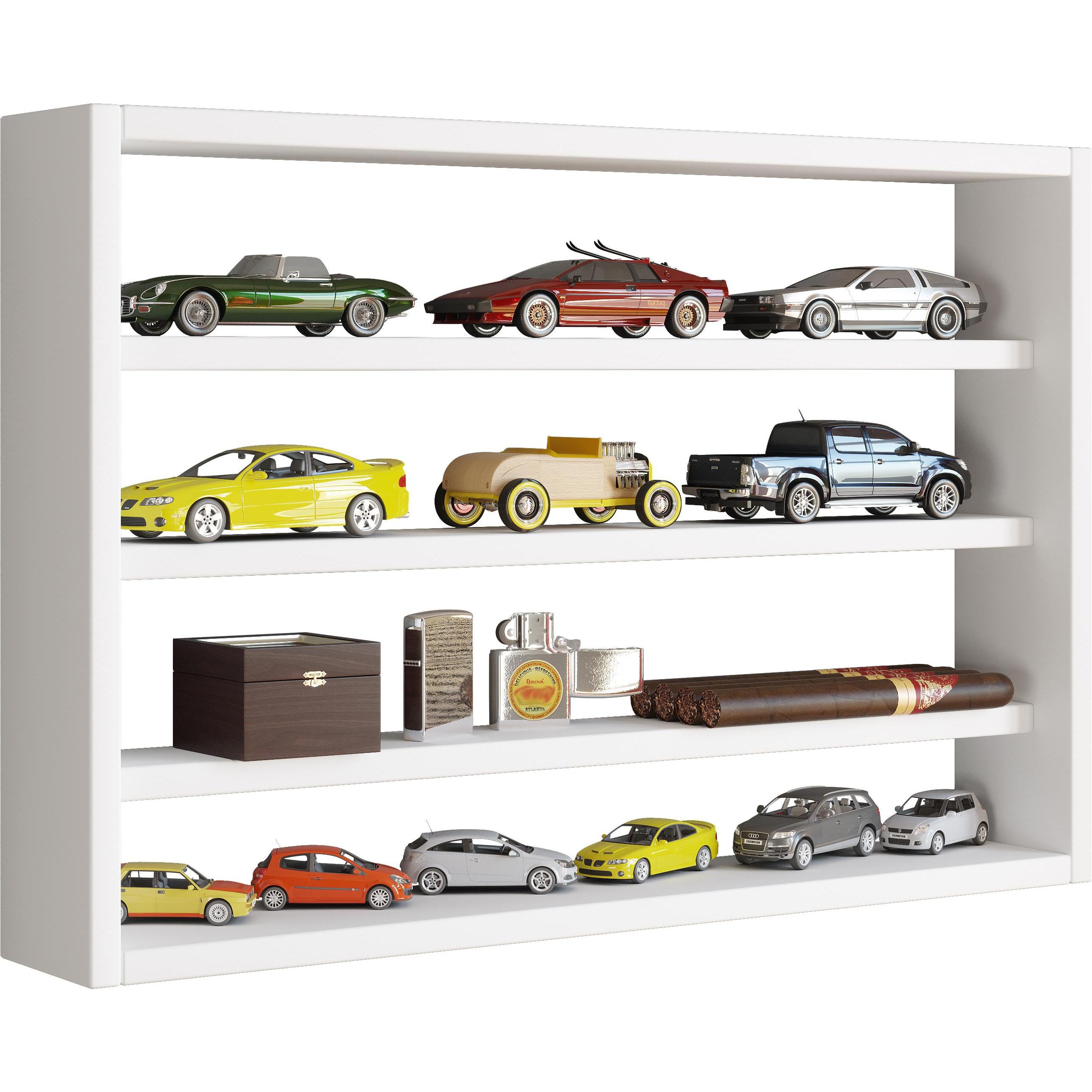 Thumbnail - VCM, Regal, Holz Wandregal Wandvitrine Regal Osado M (60 x 10 x 40 cm)