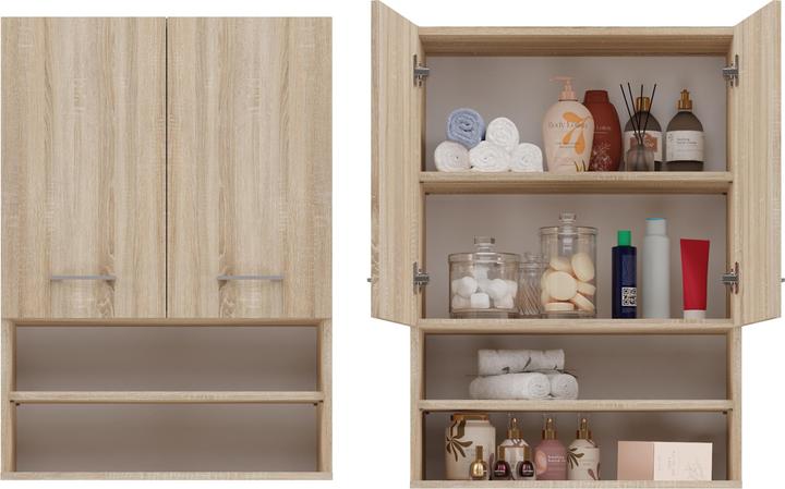 Topeshop Kast boven de wasmachine POLA MINI DK 64x30xH90 Sonoma