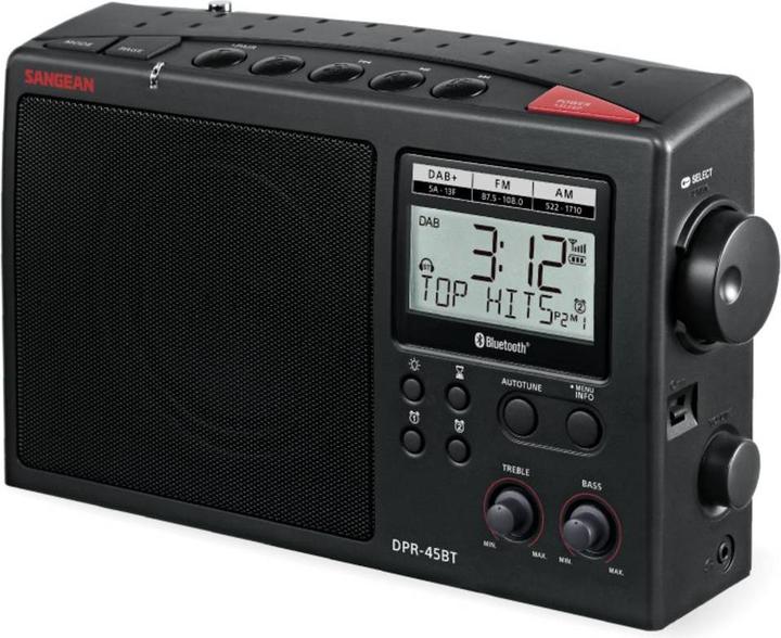 Actual product image Sangean DAB+ AM FM Bluetooth Radio (AM, DAB+, FM, Bluetooth)