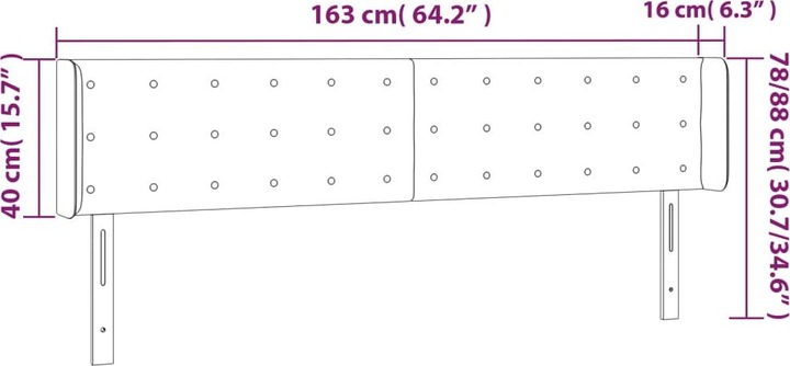 Produktbild VidaXL Farlie (163 x 16 x 88 cm)