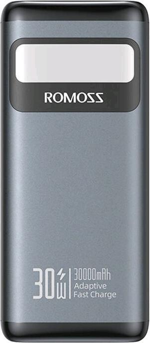 Romoss Powerbank PMT30 30000mAh 30W (black) (30000 mAh, 30 W, 111 Wh)
