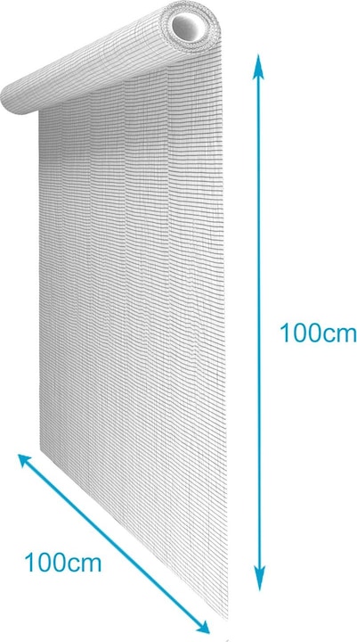 Actual product image Intirilife Fly Net in White Width 100cm (100 x 100 cm)