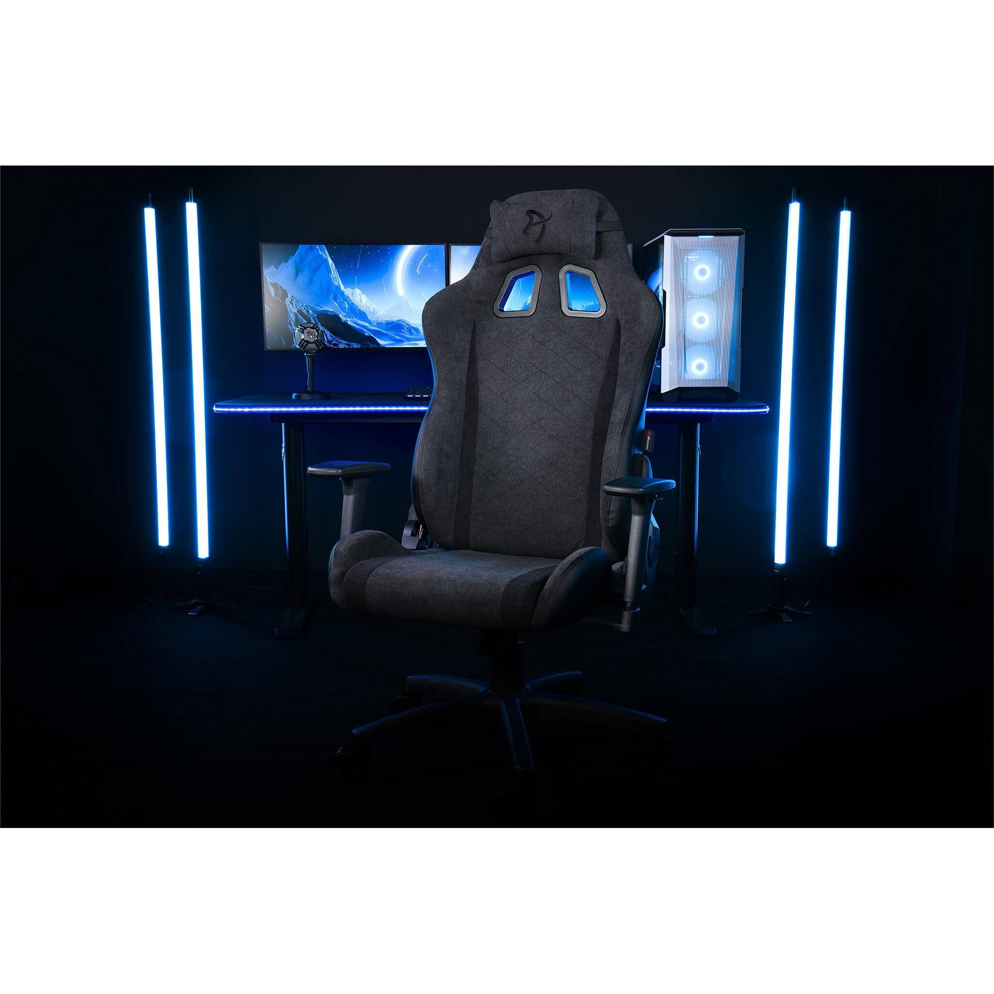 Thumbnail - Arozzi Gaming Stuhl Avanti Dark grey SoftFabric, Gaming Stuhl, Grau