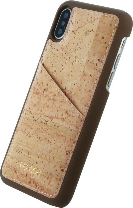 Actual product image Pelcor Cork Hardcover - Apple IPhone X (Apple iPhone XS, Apple iPhone X)