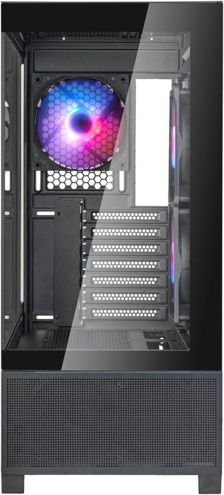 Produktbild Silverstone SST-LD05-B-ARGB - Panorama Tower Micro-ATX Computer Case, black (ATX, Micro ATX (mATX))