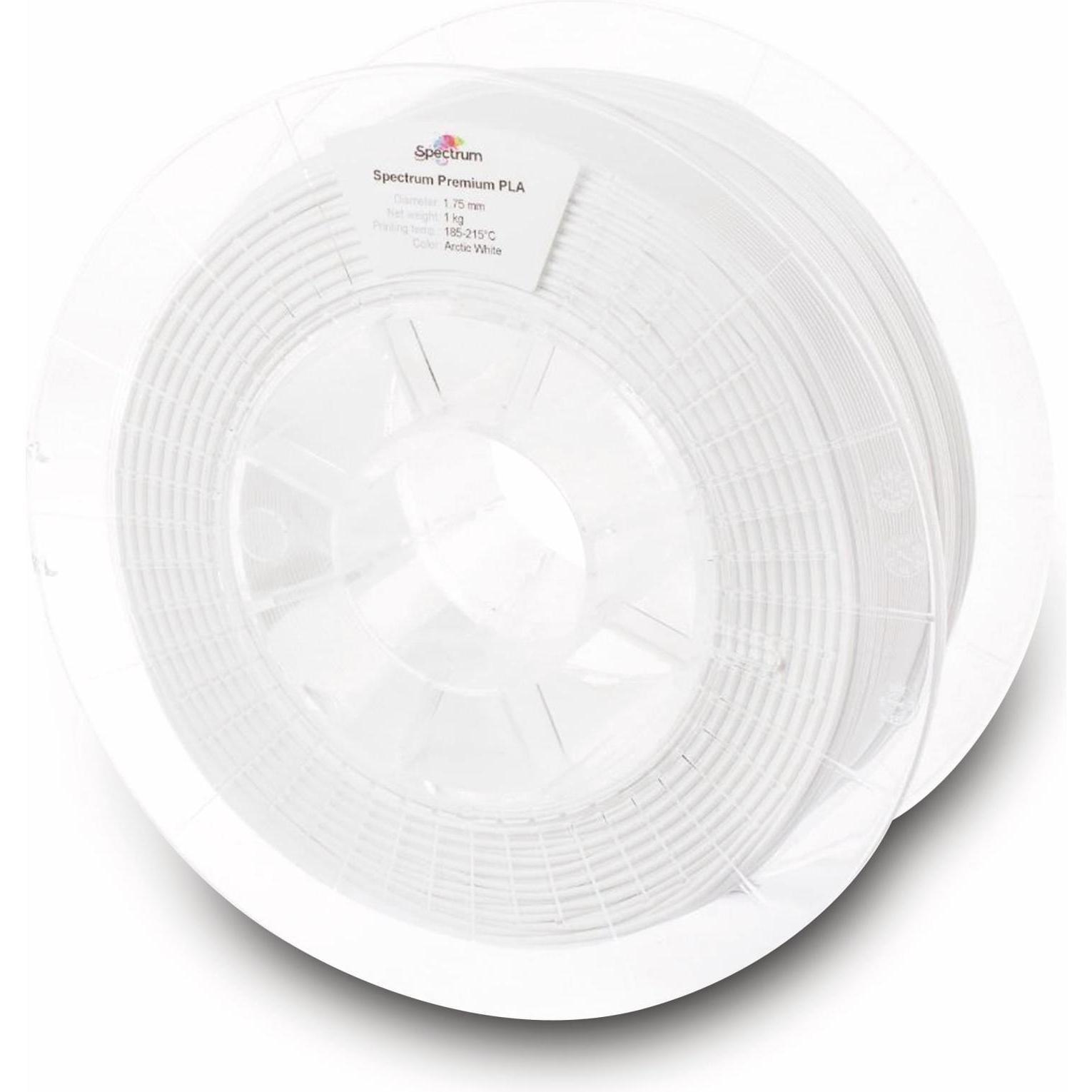 Spectrum Filament (PLA, 1.75 mm, 1000 g, Weiss), 3D Filament, Weiss
