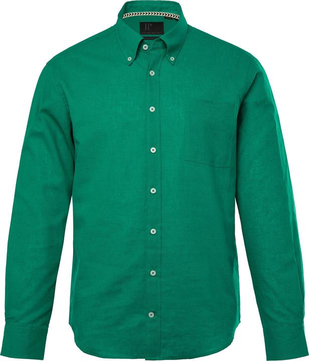 Produktbild JP1880 Hemd, Langarm, Leinenmix, Buttondown-Kragen, Modern Fit (6XL)