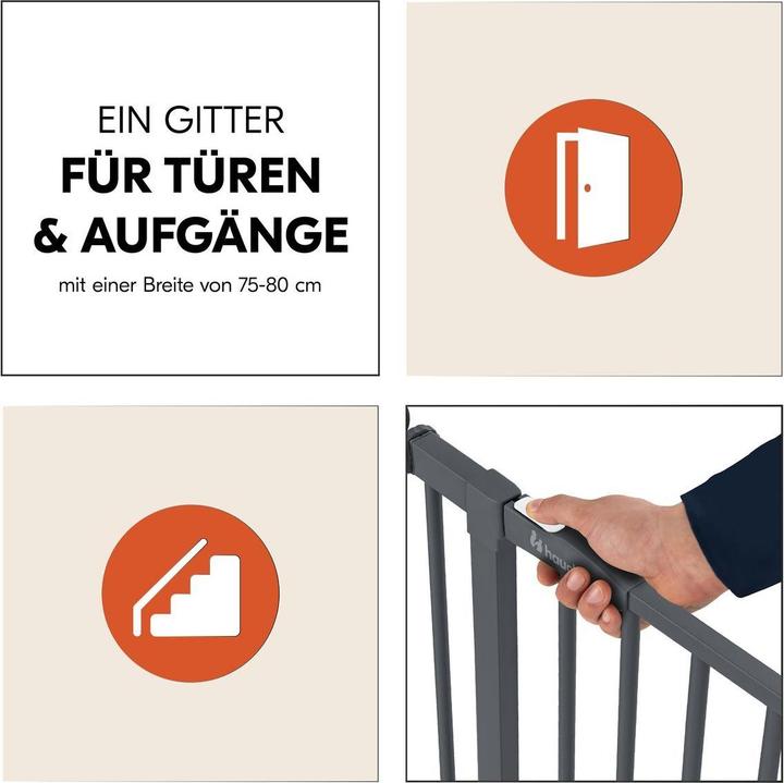 Produktbild Hauck Tür- & Treppenschutzgitter (75 - 80 cm)