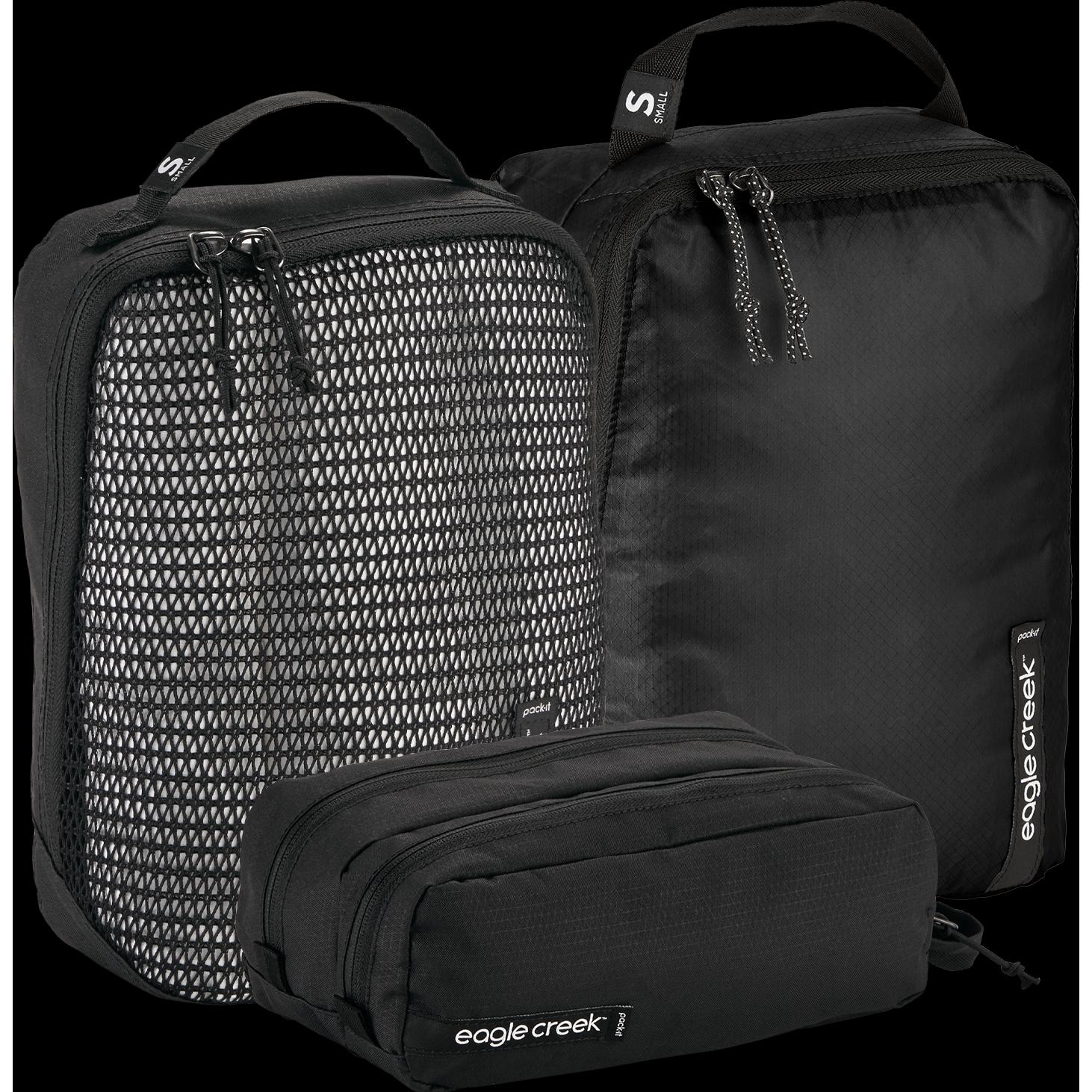 Eagle Creek, Packsack, Pack-It Overnight Set, Schwarz