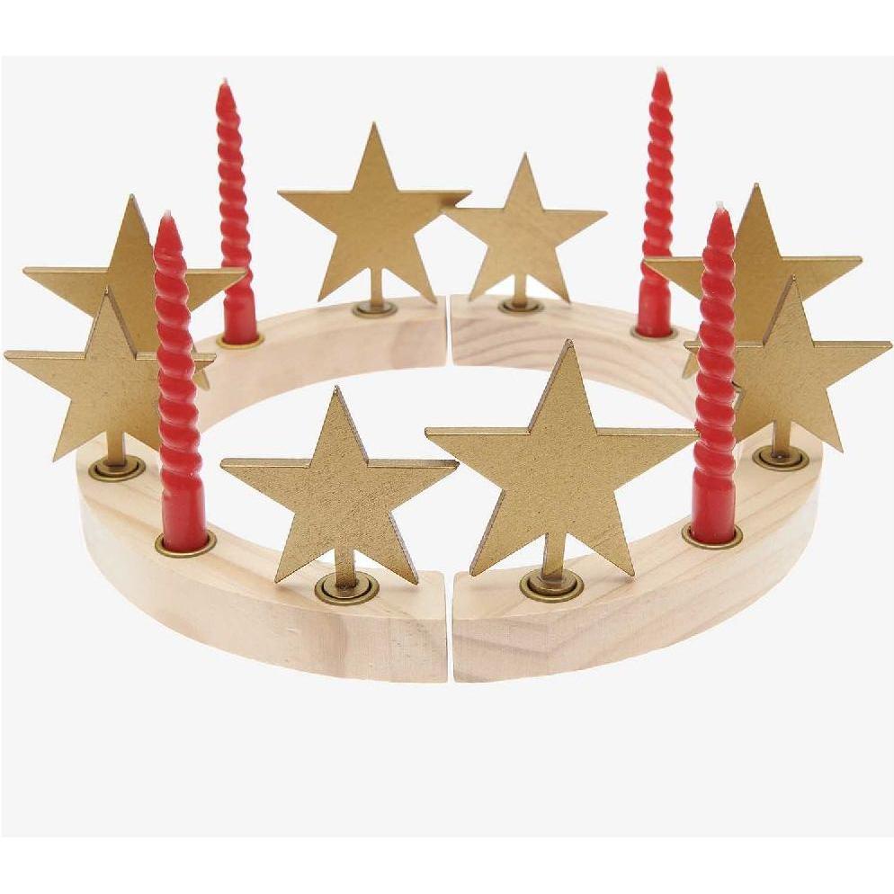 Thumbnail - Rico Design, Kerzenständer, Holzfiguren für Adventskranz, St.700354