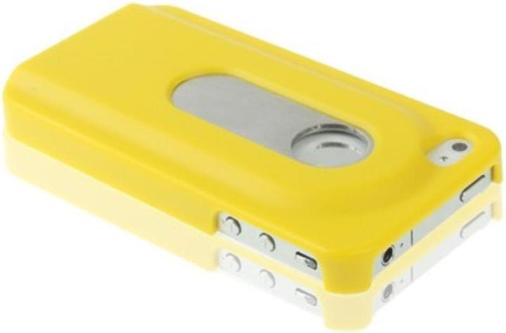 Produktbild König Design Schutzhülle Hard Case Flaschenöffner Hülle für Handy iPhone 4 & 4S Gelb (Apple iPhone 4, Apple iPhone 4s)