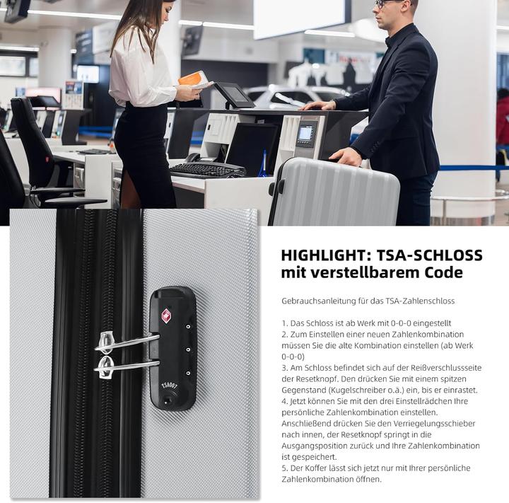 Actual product image Beibye 3-teiliges Reisekofferset 2080