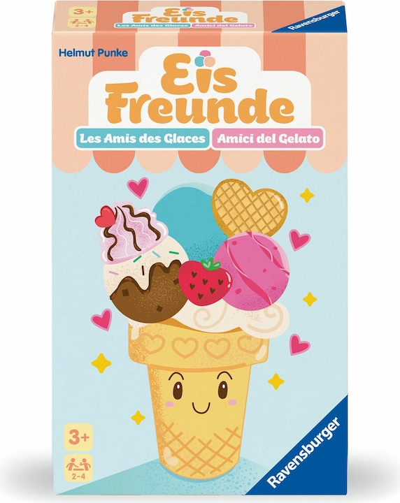 Immagine prodotto Ravensburger 23048 - Gli amici del gelato, dolce gioco di memoria e di raccolta per bambini dai 3 anni in su (Tedesco, Italiano, Francese)