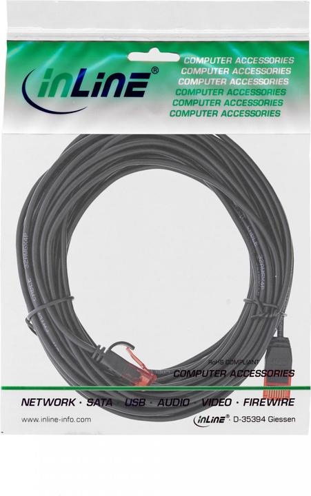 Produktbild InLine Slim Patchkabel (U/UTP, CAT6, 10 m)