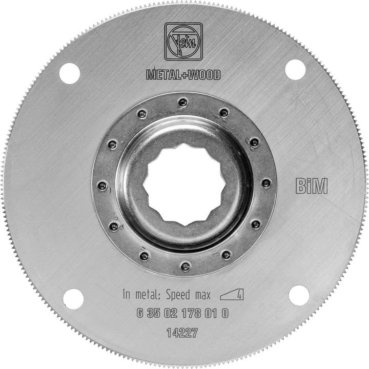 Productafbeelding Fein 63502178050 HSS Cirkelzaagblad (5st) - Zeskant - 100mm