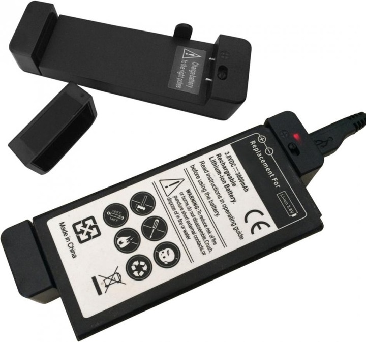 Immagine prodotto PowerGuard Caricabatterie universale per smartphone per tutte le batterie dei telefoni cellulari (1 pz., 2000 mAh, Caricabatterie senza batteria)