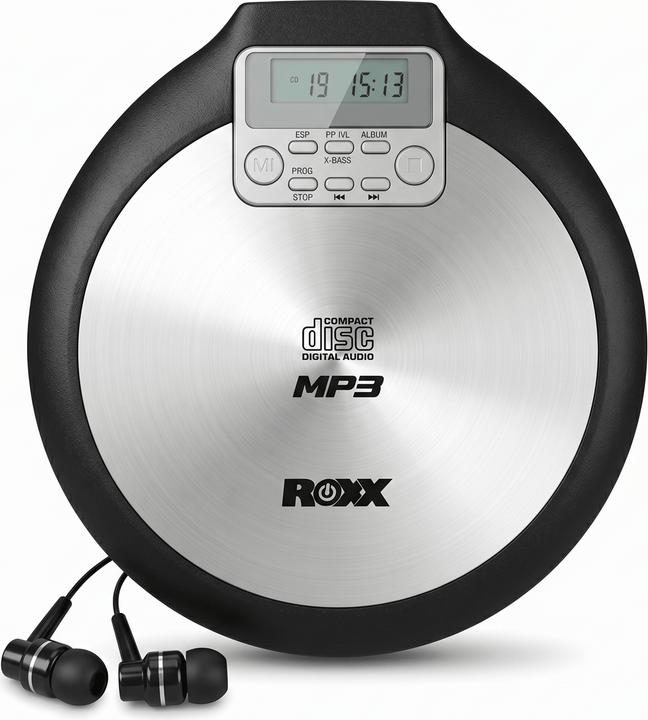 Actual product image Roxx PCD 600 Portable CD Player CD, CD-R, CD-RW, MP3 Black