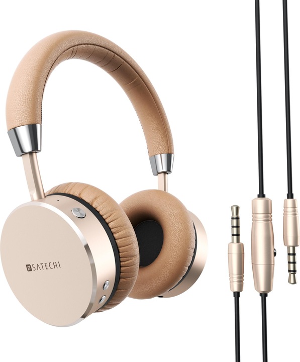 Produktbild Satechi Aluminum Wireless Headphones (18 h, Kabelgebunden, Kabellos)