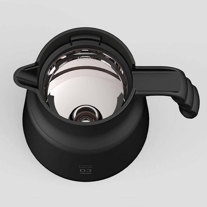 Image du produit Hario Serveur isolé en acier inoxydable V60-03 PLUS Noir - 800 ml (0.80 l)