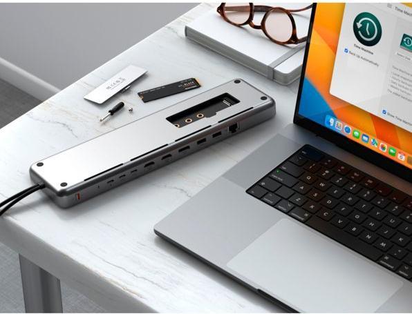 Produktbild Satechi Dual Dock Stand (USB-C, 9 Ports)