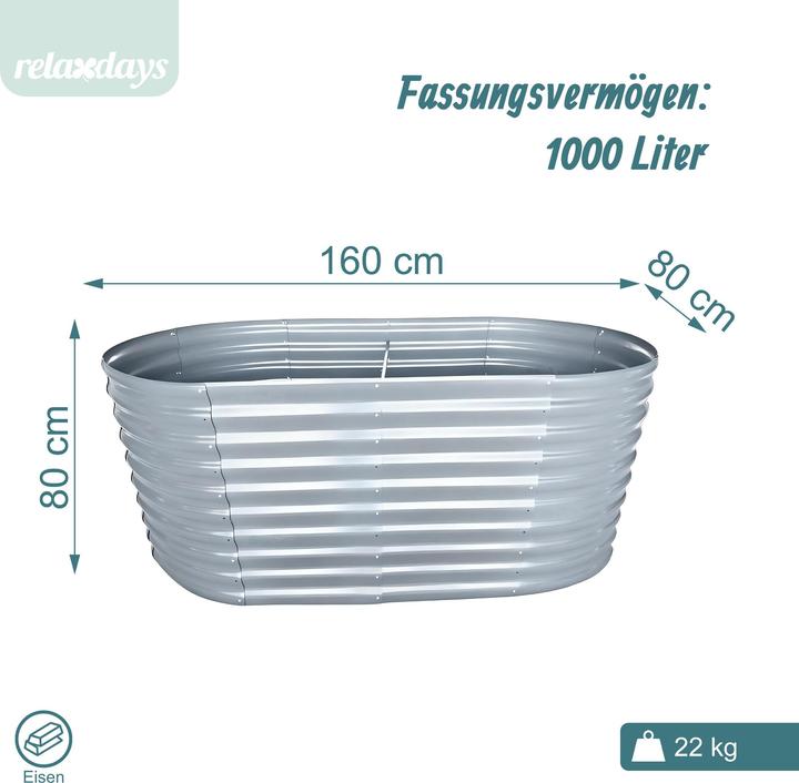 Actual product image Relaxdays raisedbed