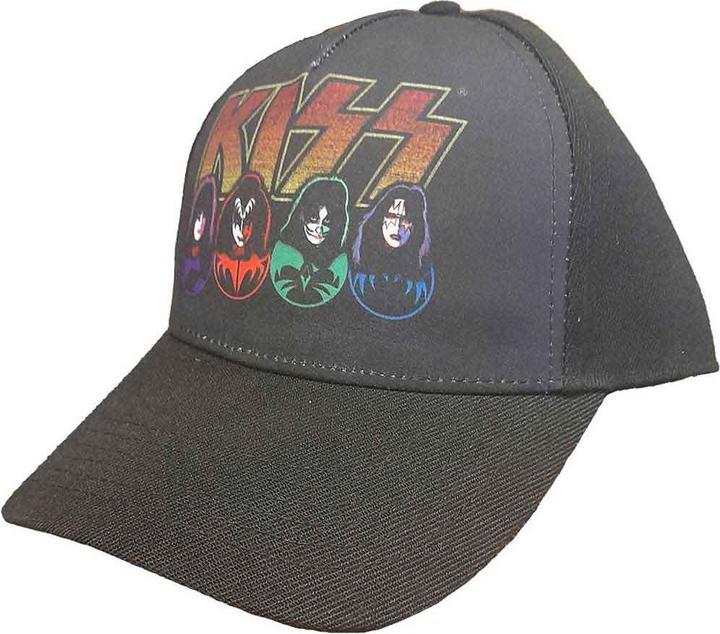 KISS Logo Faces & Icons Baseball Cap