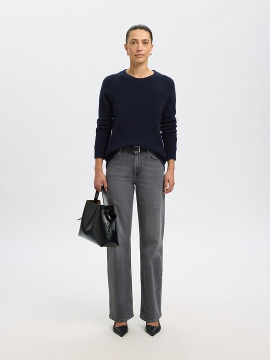 Produktbild Selected Rundhalsausschnitt Woll Pullover (L)