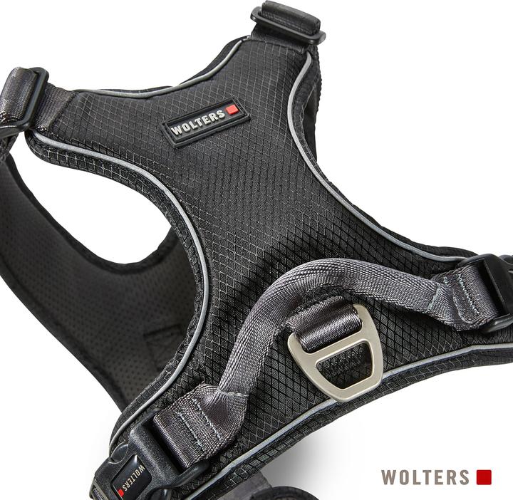 Produktbild Wolters Active Pro Comfort Geschirr Gr.3 50-57 cm x 1,5 cm schwarz/anthrazit (3, Hund, Hundesport)