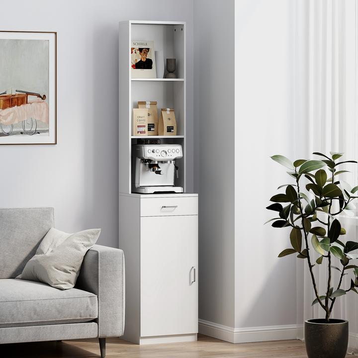 Immagine prodotto Homcom Badezimmerschrank Spanplatte Weiss