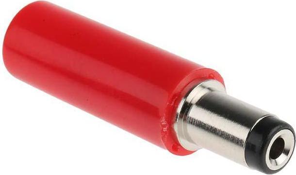 Produktbild RS PRO Hohlstecker vernickelt 12,0 V / 5.0A, Innen-Ø 2.1mm / Aussen 5.5mm x 23.6mm, Kabelmontage
