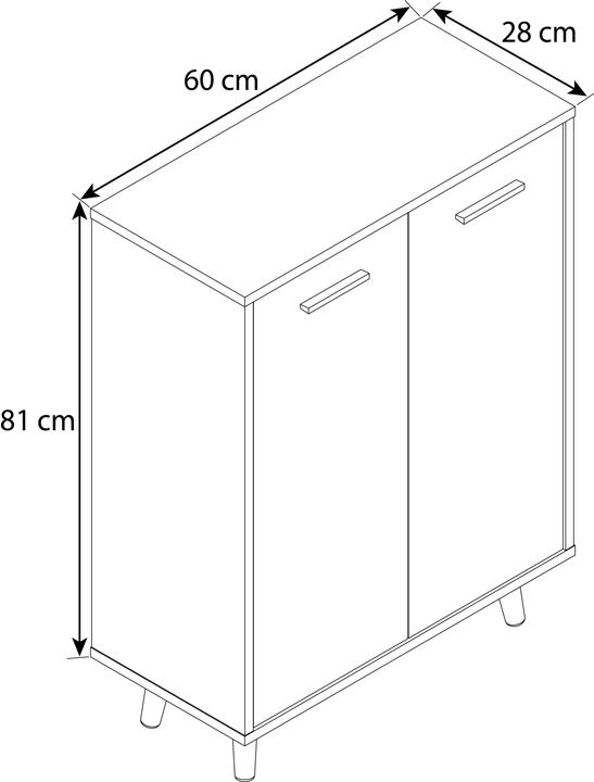 Produktbild VCM Landos (60 x 28 x 81 cm)