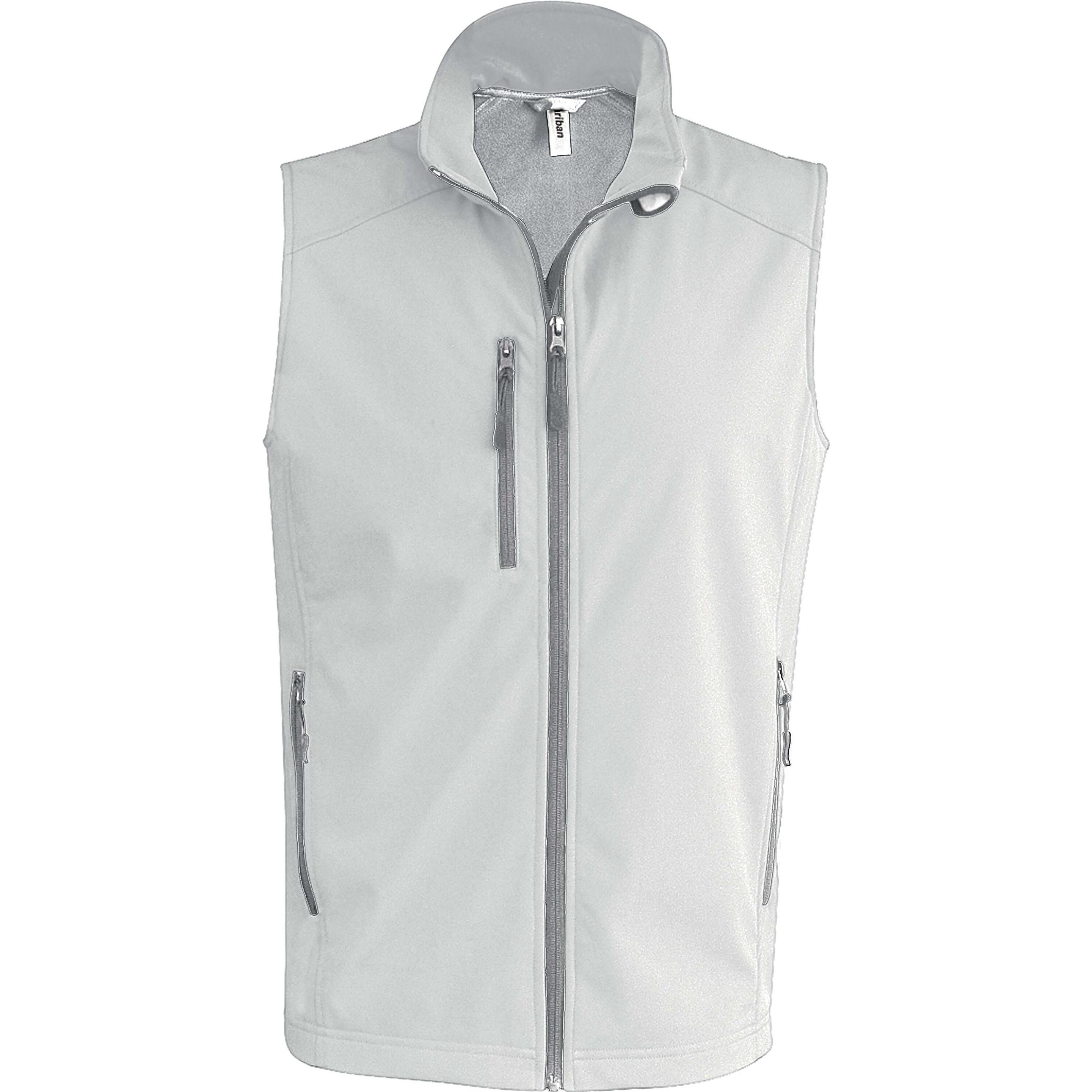 Kariban, Herren, Jacke, ärmellose daunenjacke blanc (XL), Weiss, XL