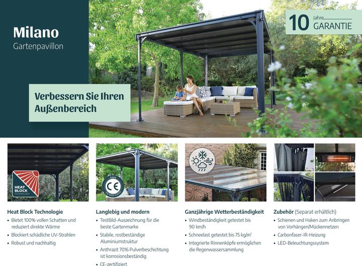 Actual product image Palram Milano 3000 (309 cm, 309 cm)
