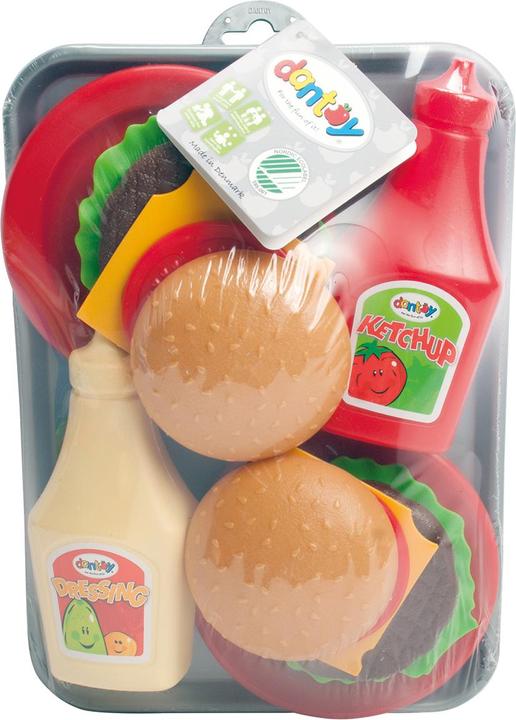 Productafbeelding dantoy Hamburger op dienblad