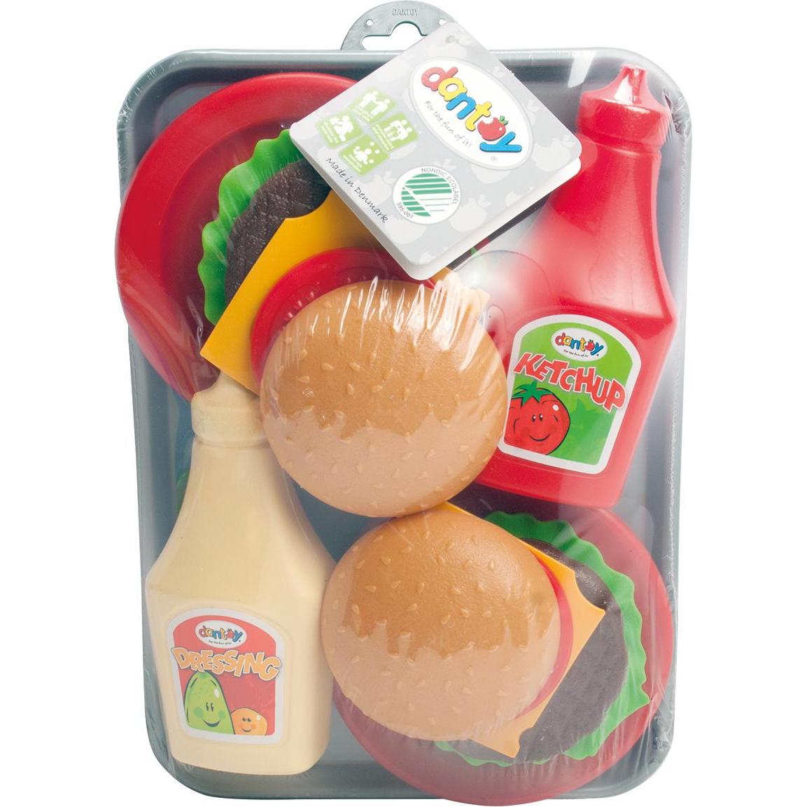 Thumbnail - dantoy Burger Set auf Tablett