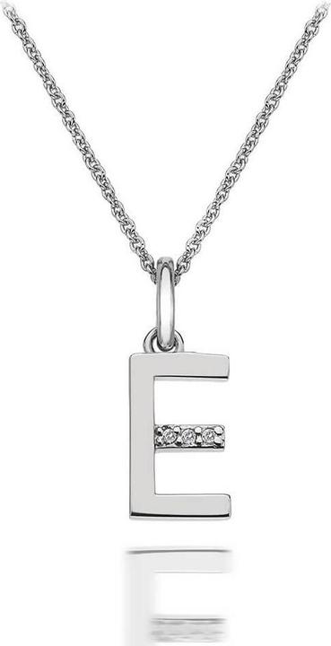 Actual product image Hot Diamonds Diamond letters necklace E (Silver 925, 40 - 45 cm)