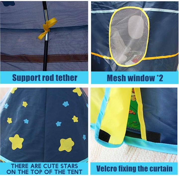 Immagine prodotto Benebomo Tenda da gioco con tunnel blu